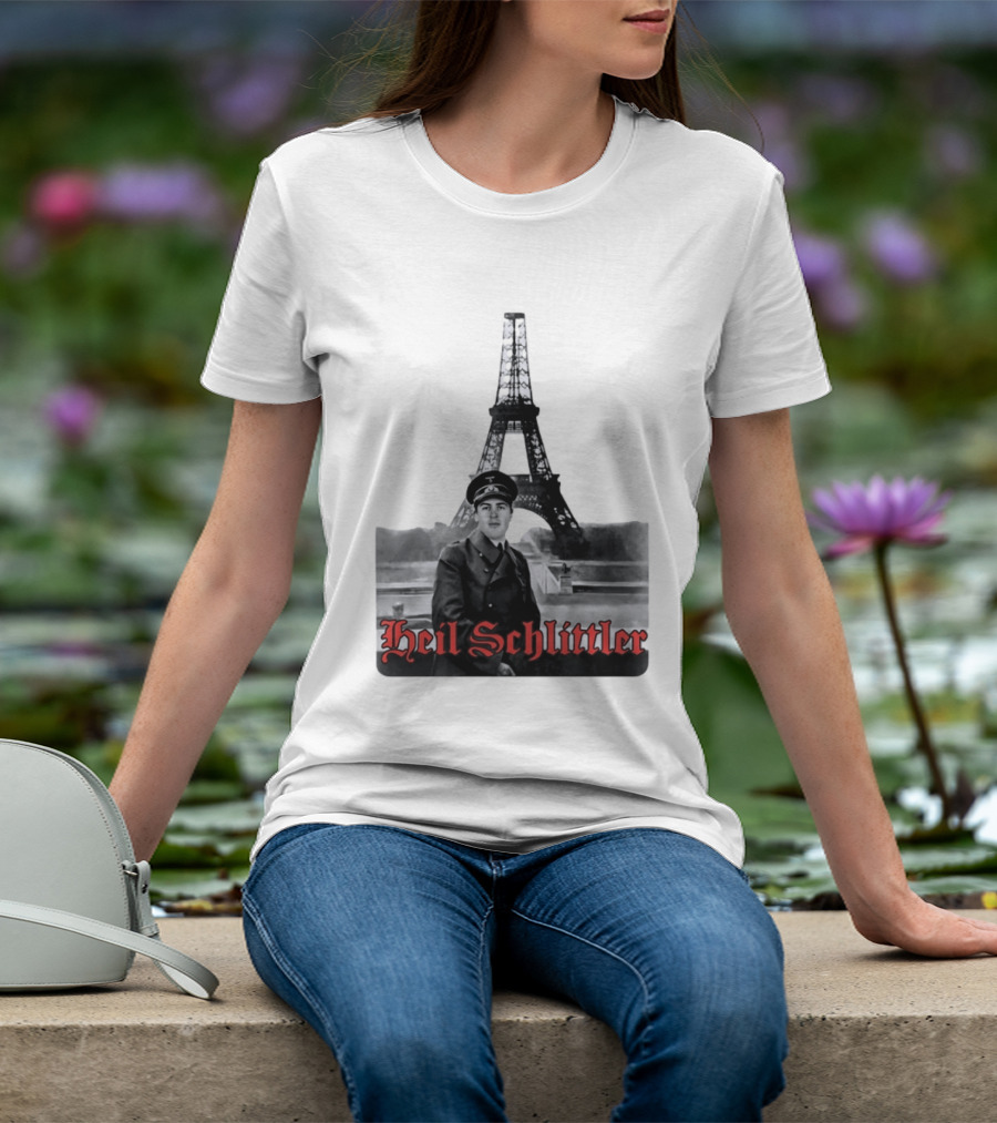 Adolf Hitler X Eiffel Tower Heil Schlittler T-Shirt