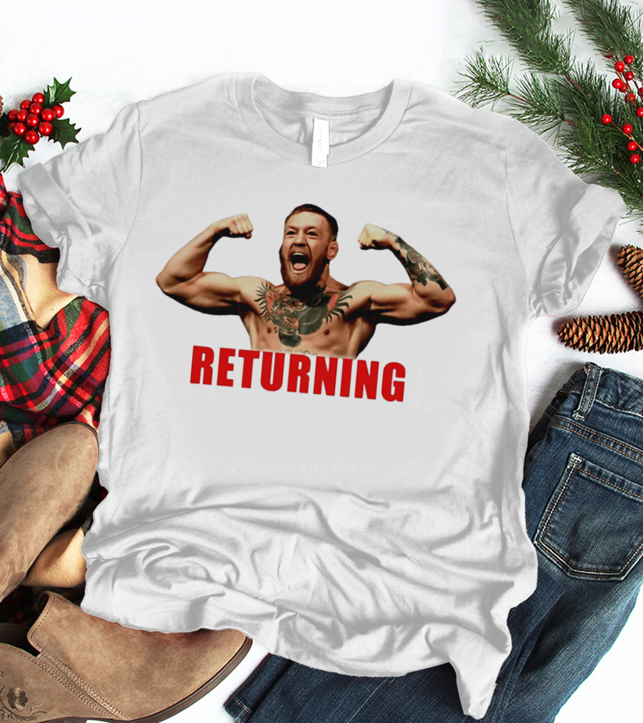 Returning Conor McGregor 2026 UFC Champion T-Shirt