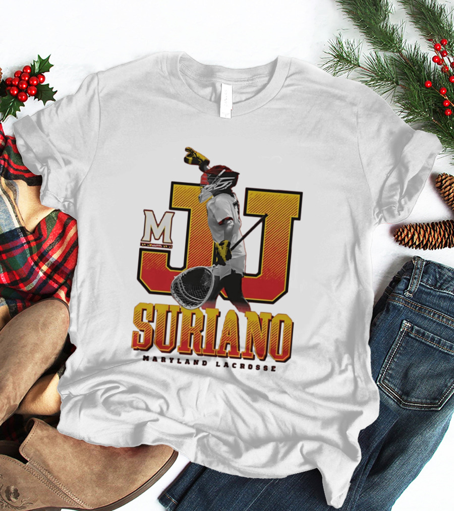 JJ Suriano Maryland Lacrosse M Sports Team T-Shirt