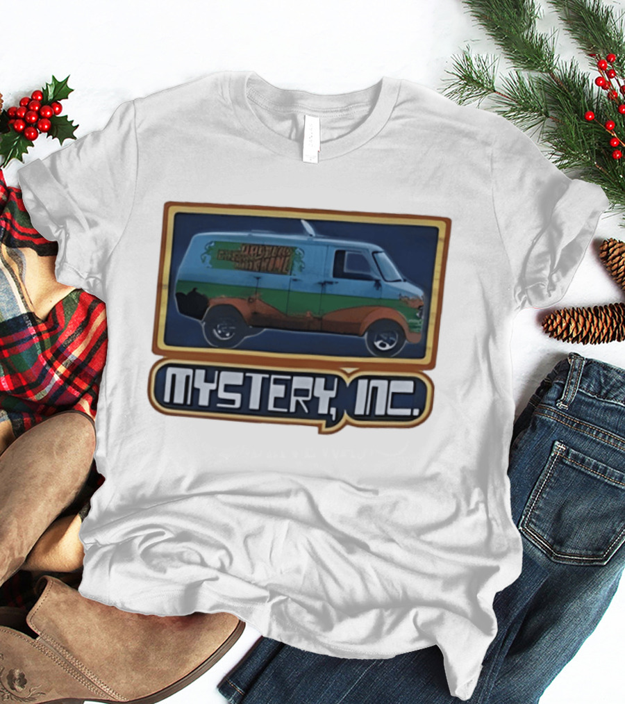 Mystery Inc Scooby Doo Mystery Machine Van T-Shirt