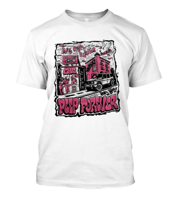 Big City Blues Peep Show Peep Forever Pink Panther GBC Park Avenue T-Shirt