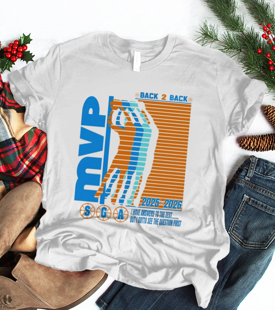 MVP Back 2 Back 2025 2026 SGA T-Shirt