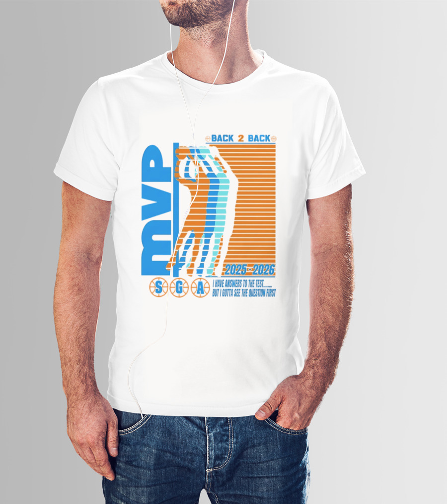 MVP Back 2 Back 2025 2026 SGA T-Shirt