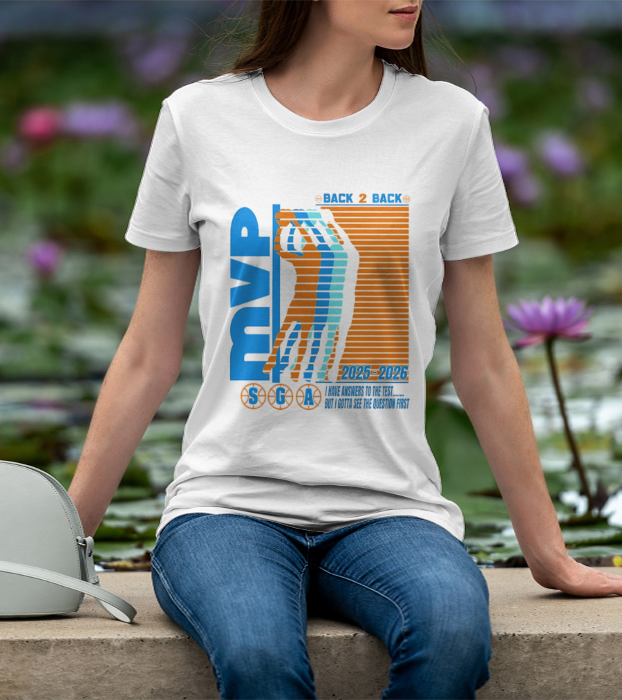 MVP Back 2 Back 2025 2026 SGA T-Shirt