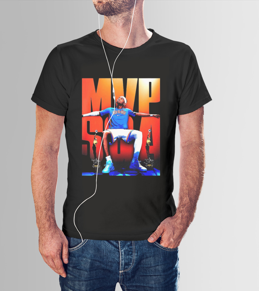 Back To Back MVP Shai Gilgeous Alexander 2026 SGA NBA T-Shirt