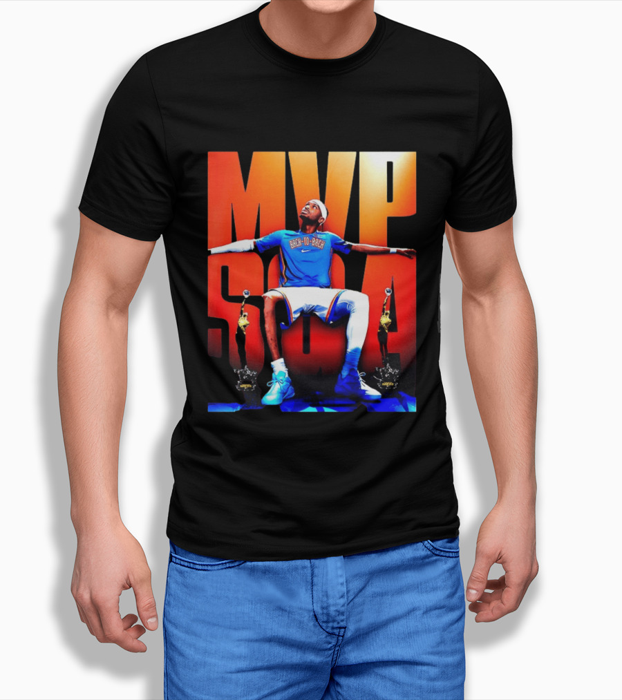 Back To Back MVP Shai Gilgeous Alexander 2026 SGA NBA T-Shirt