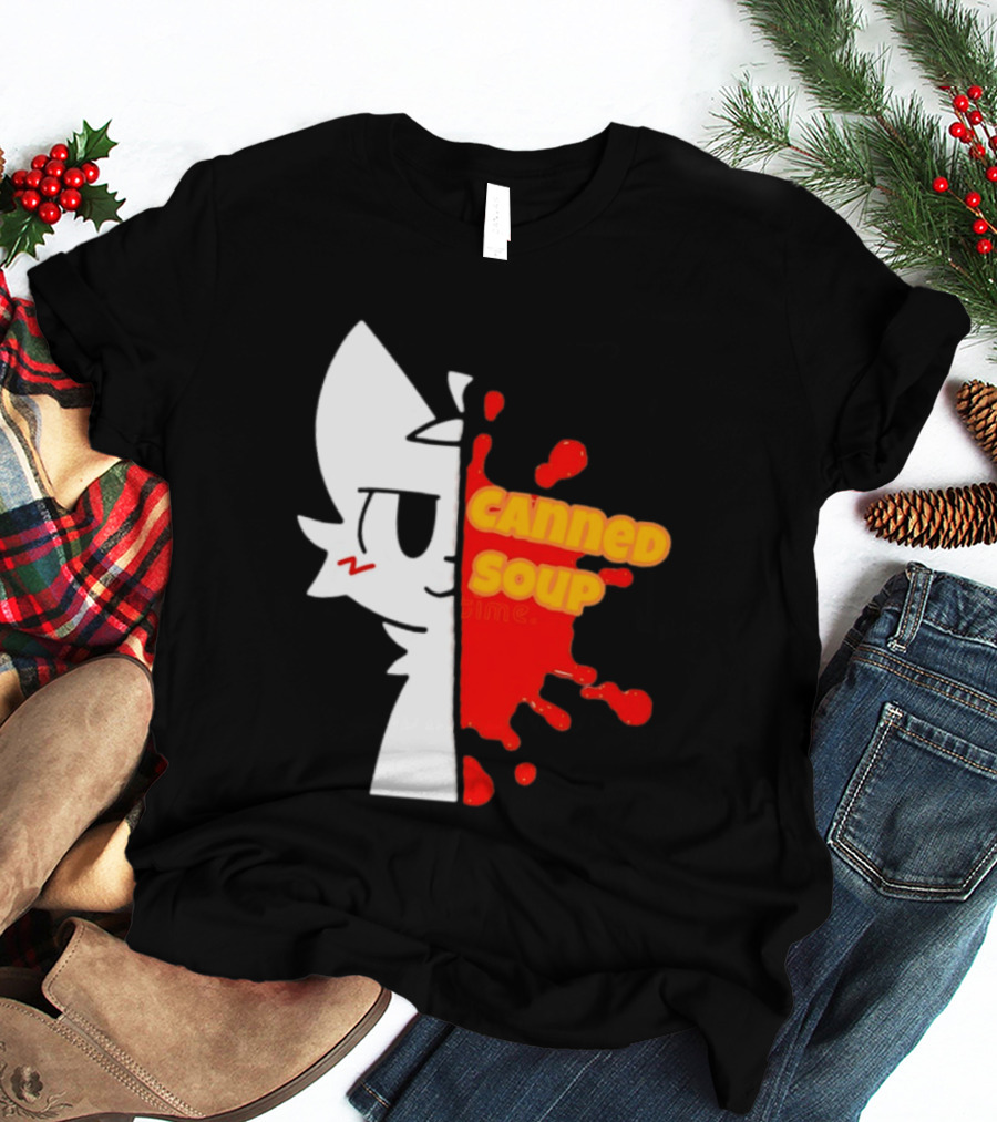 Boykisser Meme Canned Soup Splatter T-Shirt