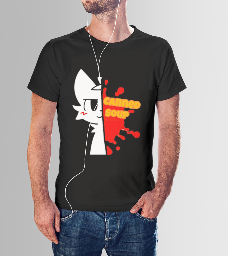 Boykisser Meme Canned Soup Splatter T-Shirt