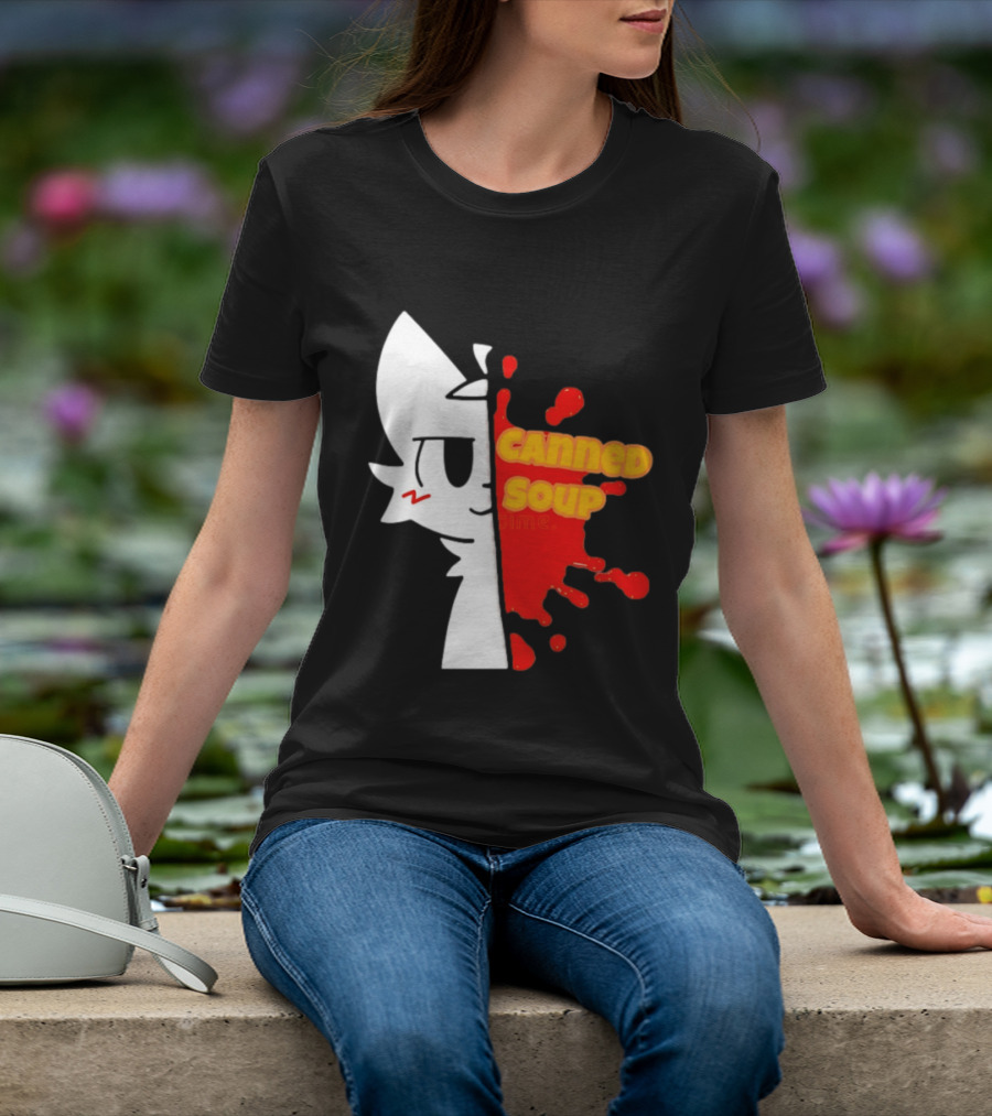 Boykisser Meme Canned Soup Splatter T-Shirt