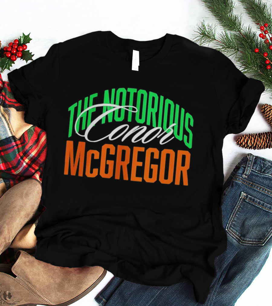 Conor McGregor The Notorious Ireland Flag T-Shirt