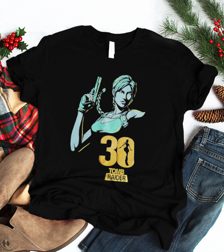 Lara Croft 30 Years Tomb Raider Anniversary T-Shirt