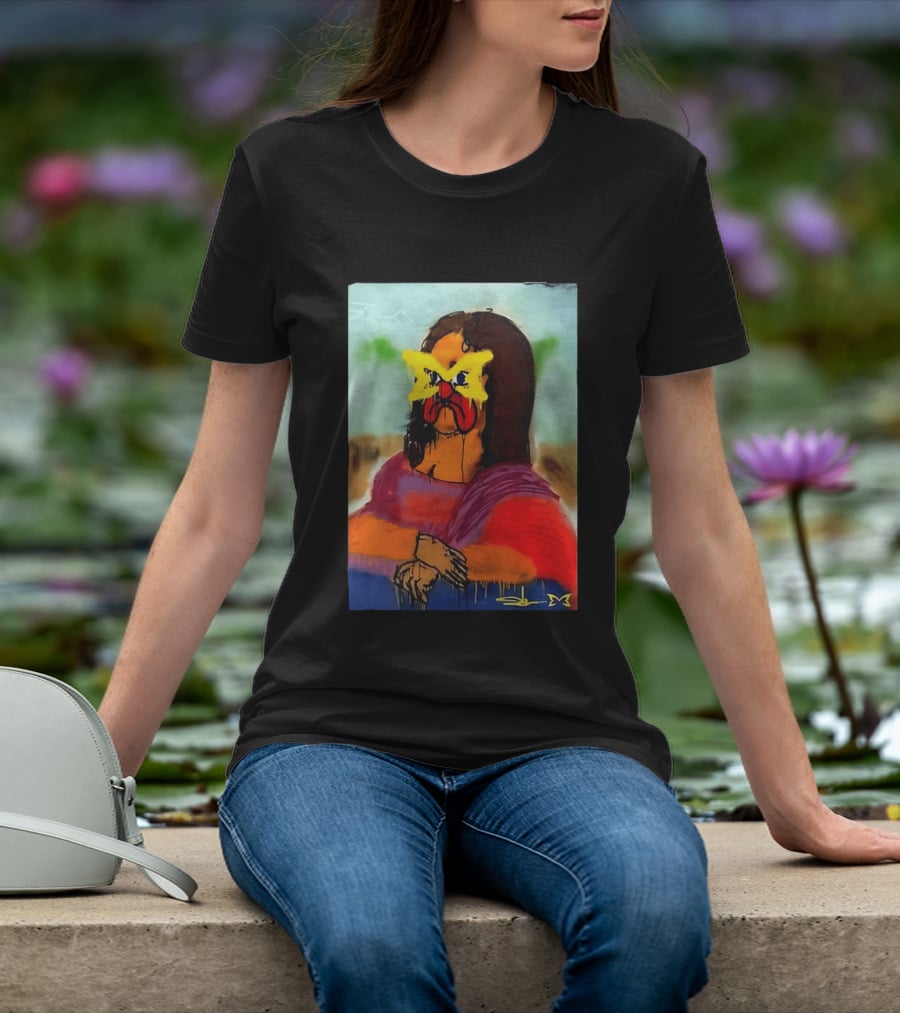 Mertra Slawn Mona Lisa Graffiti Remix T-Shirt