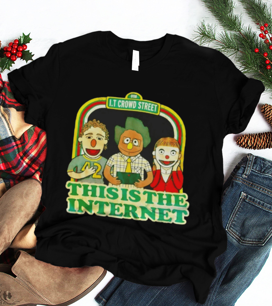 The IT Crowd Street This Is The Internet 0118 Muppet T-Shirt