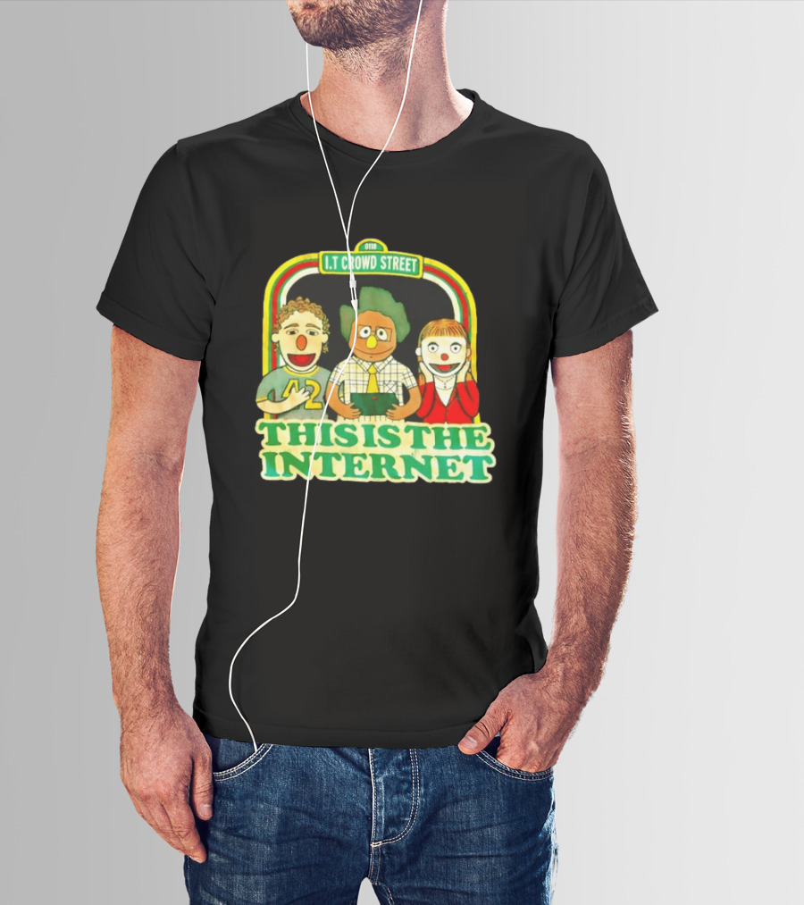 The IT Crowd Street This Is The Internet 0118 Muppet T-Shirt