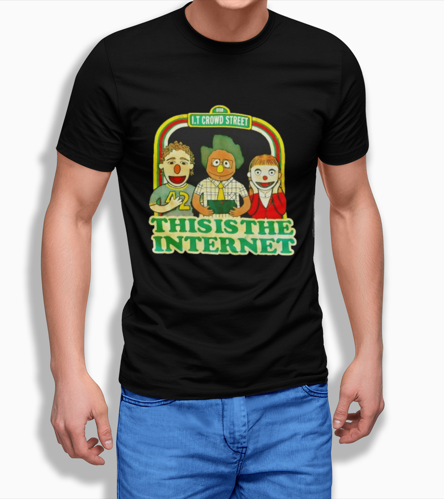 The IT Crowd Street This Is The Internet 0118 Muppet T-Shirt