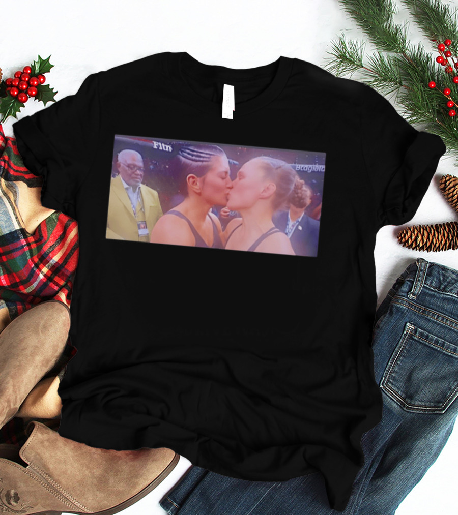 Ronda Rousey Gina Carano Unbelievable Post Fight Moment T-Shirt