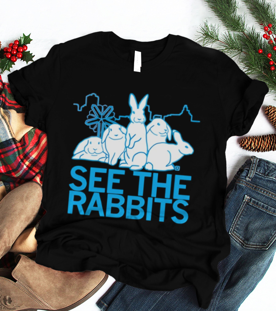 See The Rabbits Blue Bunny T-Shirt