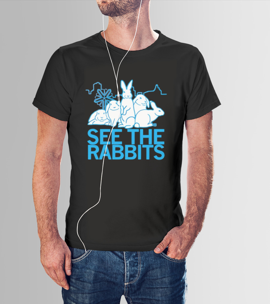 See The Rabbits Blue Bunny T-Shirt