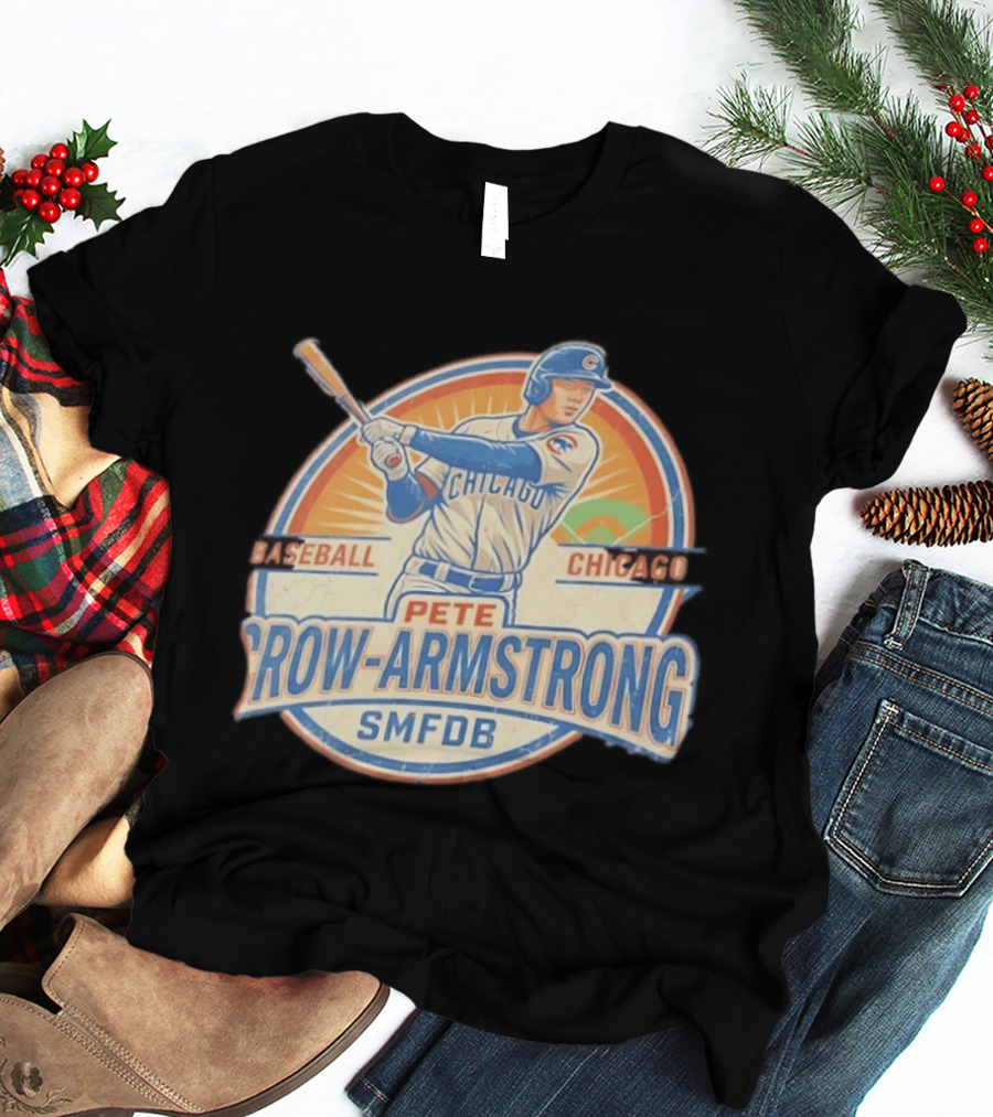 Pete Crow Armstrong Baseball Chicago Cubs SMFDB T-Shirt
