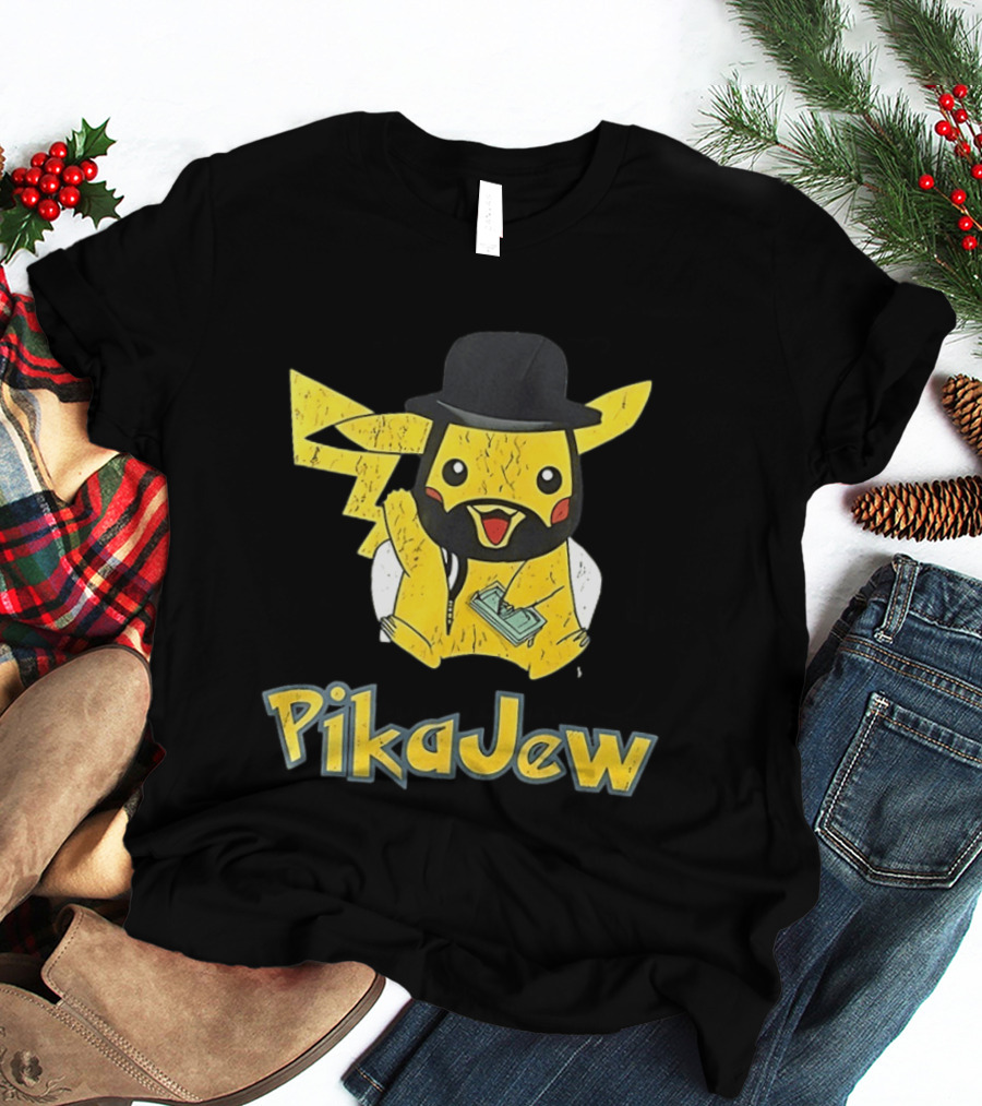 PikaJew And Niggachu Pokemon T-Shirt