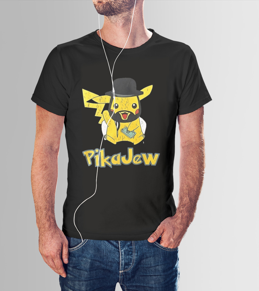 PikaJew And Niggachu Pokemon T-Shirt