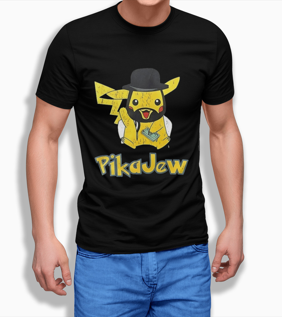 PikaJew And Niggachu Pokemon T-Shirt