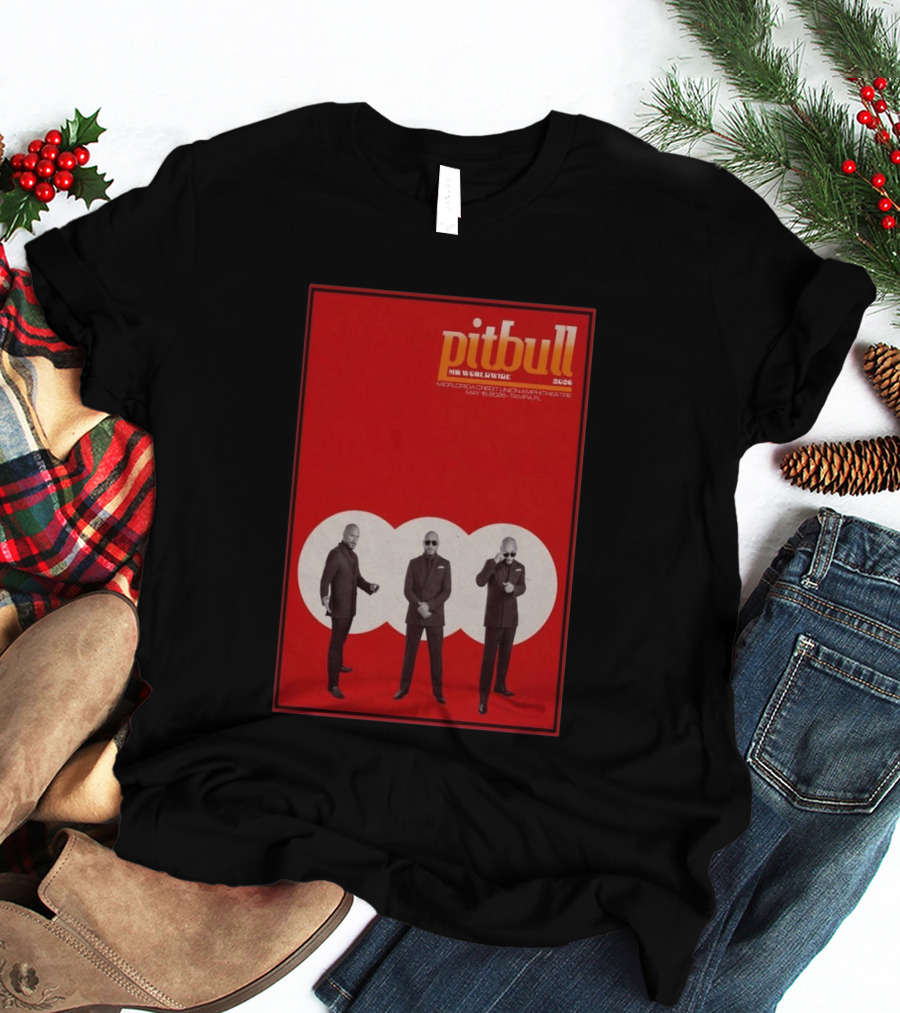 Pitbull Mr. Worldwide 2026 Midflorida Credit Union Amphitheatre May 16 Tampa FL T-Shirt