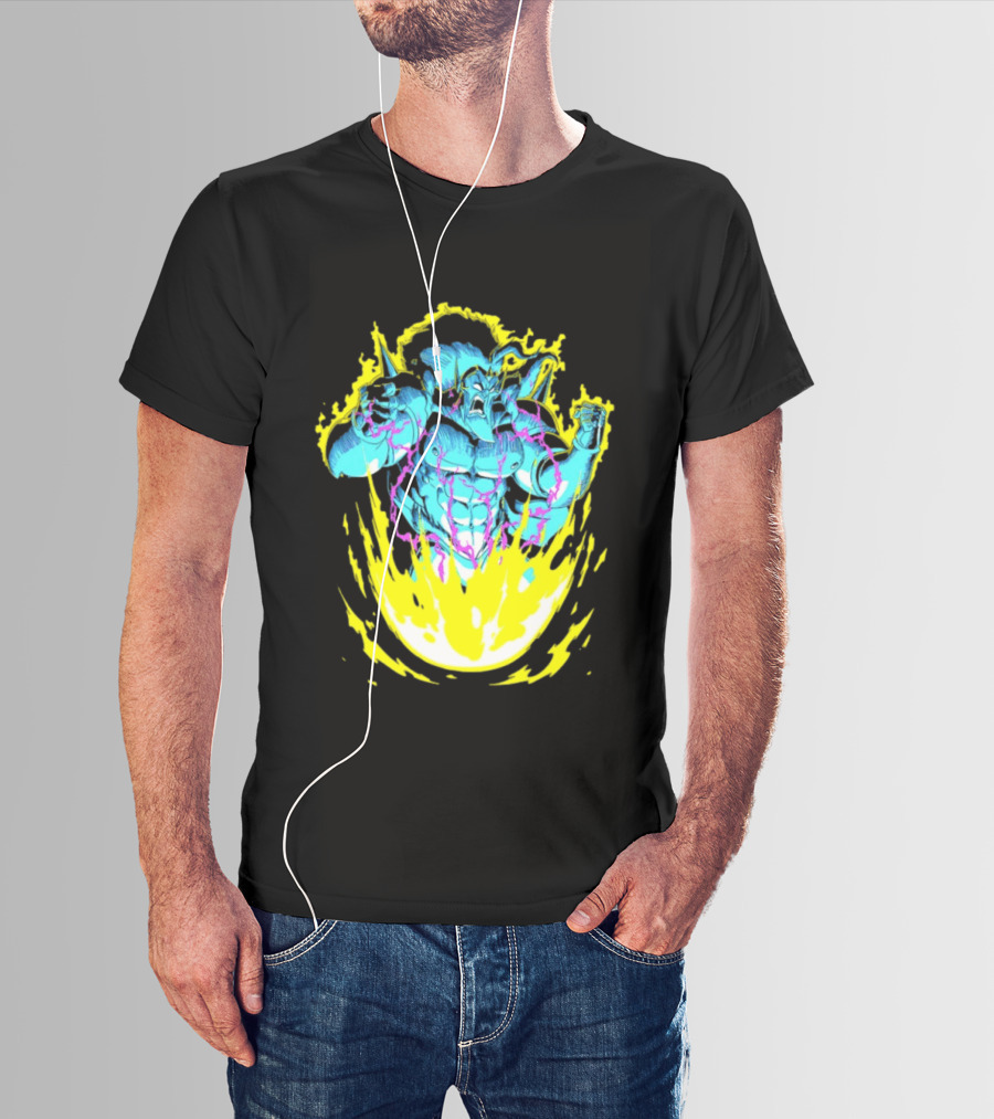 Starbarians Killgar Killgarian Rage Burst With Electric Energy T-Shirt