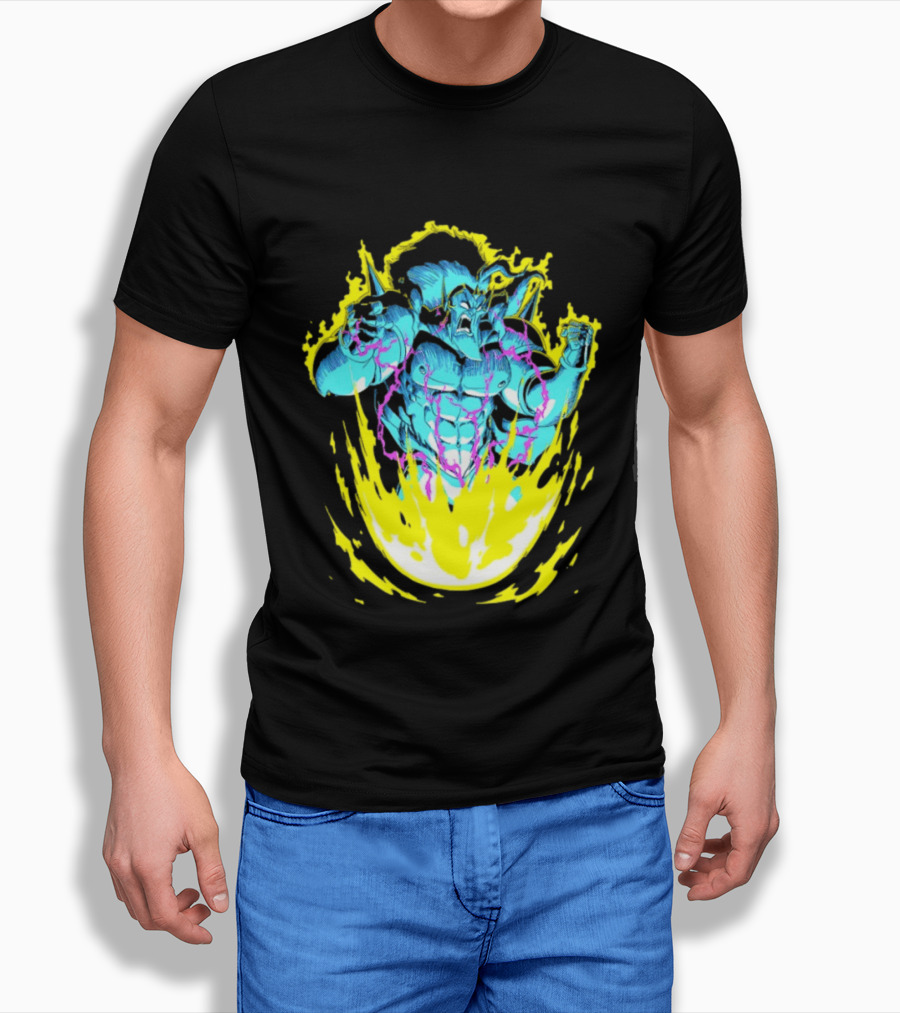 Starbarians Killgar Killgarian Rage Burst With Electric Energy T-Shirt