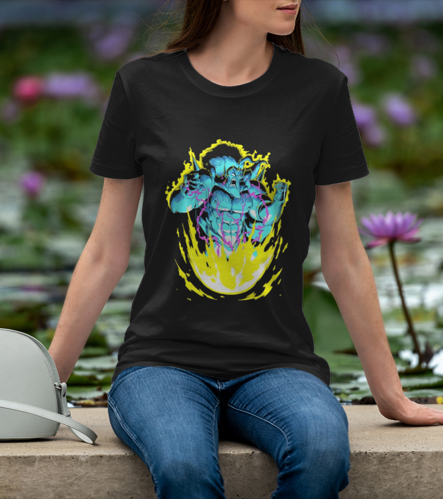 Starbarians Killgar Killgarian Rage Burst With Electric Energy T-Shirt
