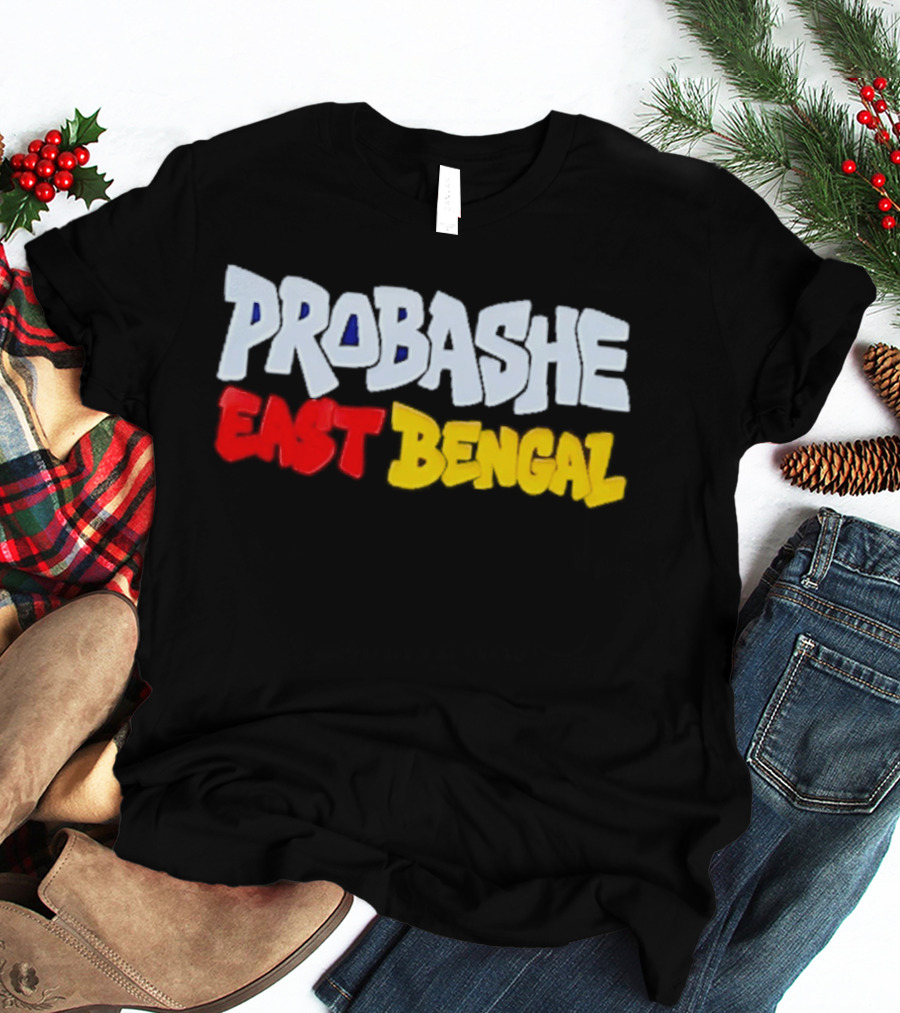 Probashe East Bengal Football Club Supporter T-Shirt