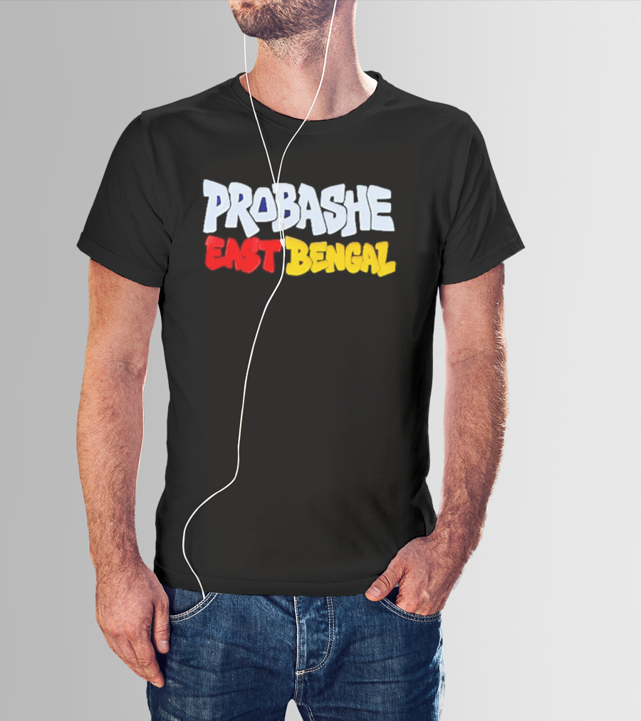 Probashe East Bengal Football Club Supporter T-Shirt