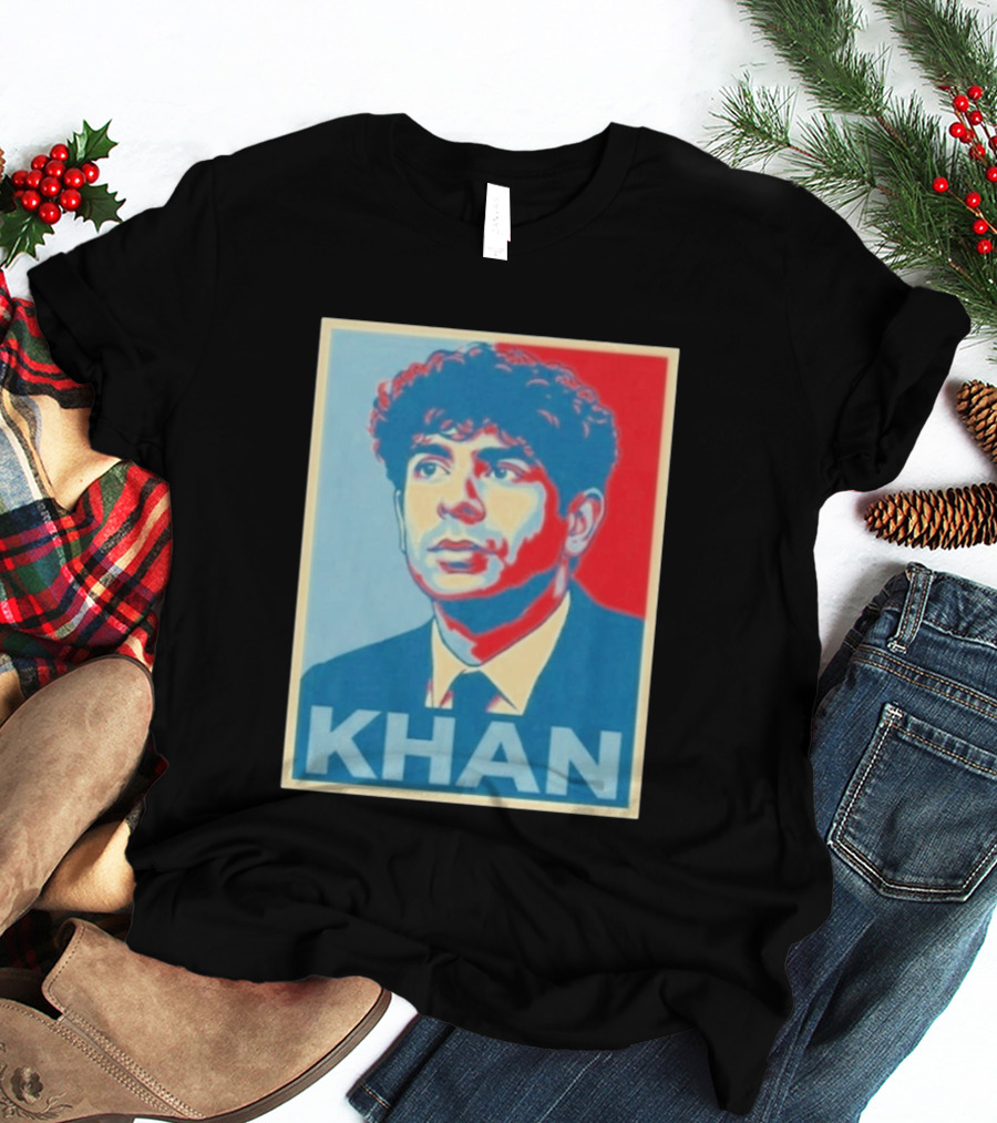 Tony Khan Hope Style Portrait KHAN T-Shirt