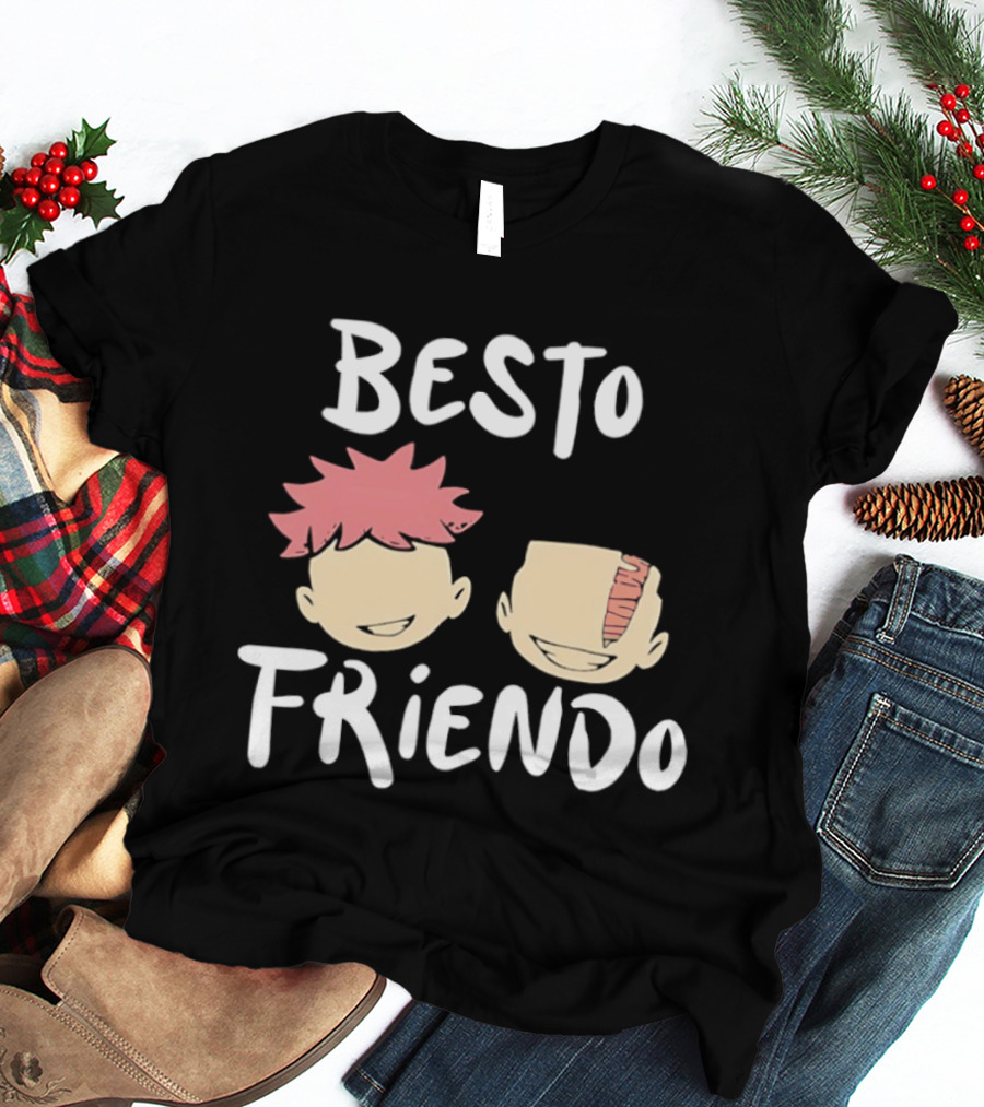 Yuji Itadori And Aoi Todo Besto Friendo Jujutsu Kaisen Anime T-Shirt