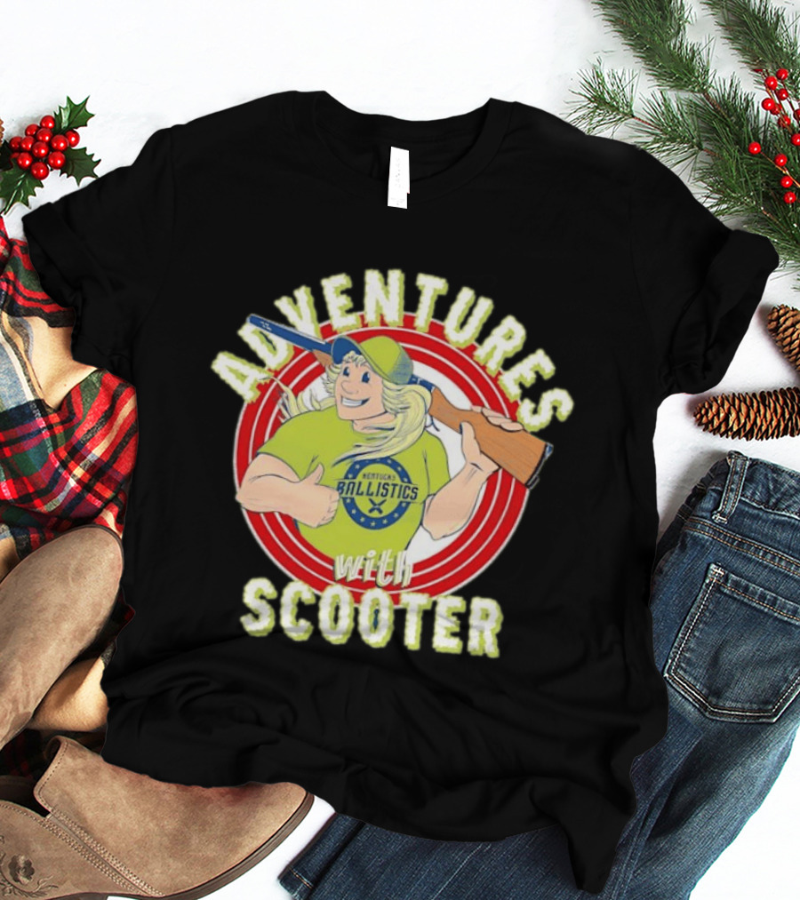 Kentucky Ballistics Adventures With Scooter Hunting T-Shirt