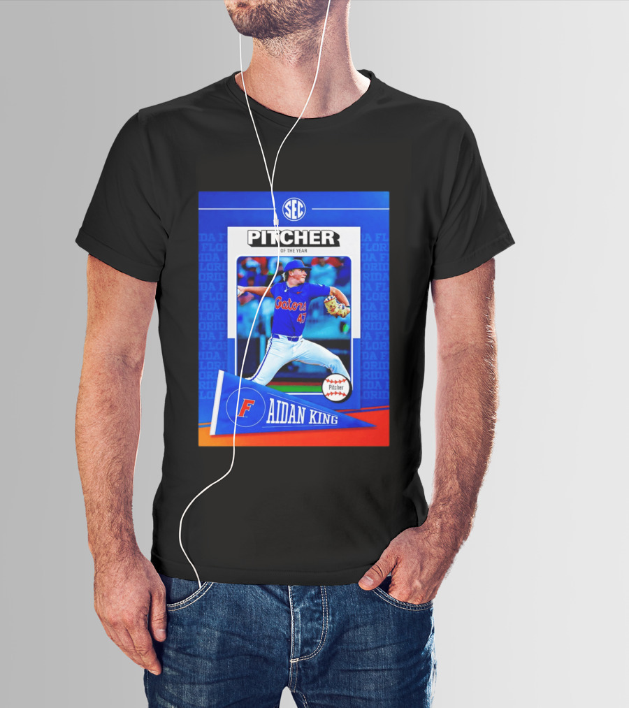 SEC Florida Gators Aidan King Pitcher Of The Year 2026 T-Shirt