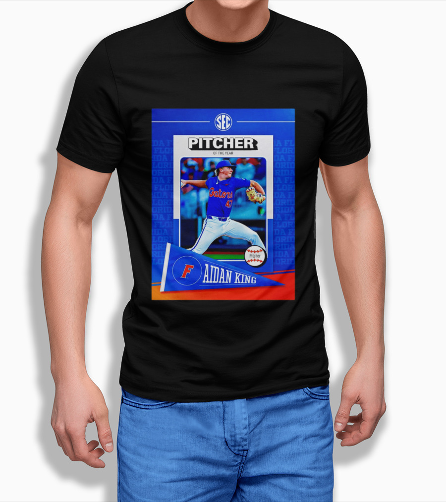 SEC Florida Gators Aidan King Pitcher Of The Year 2026 T-Shirt