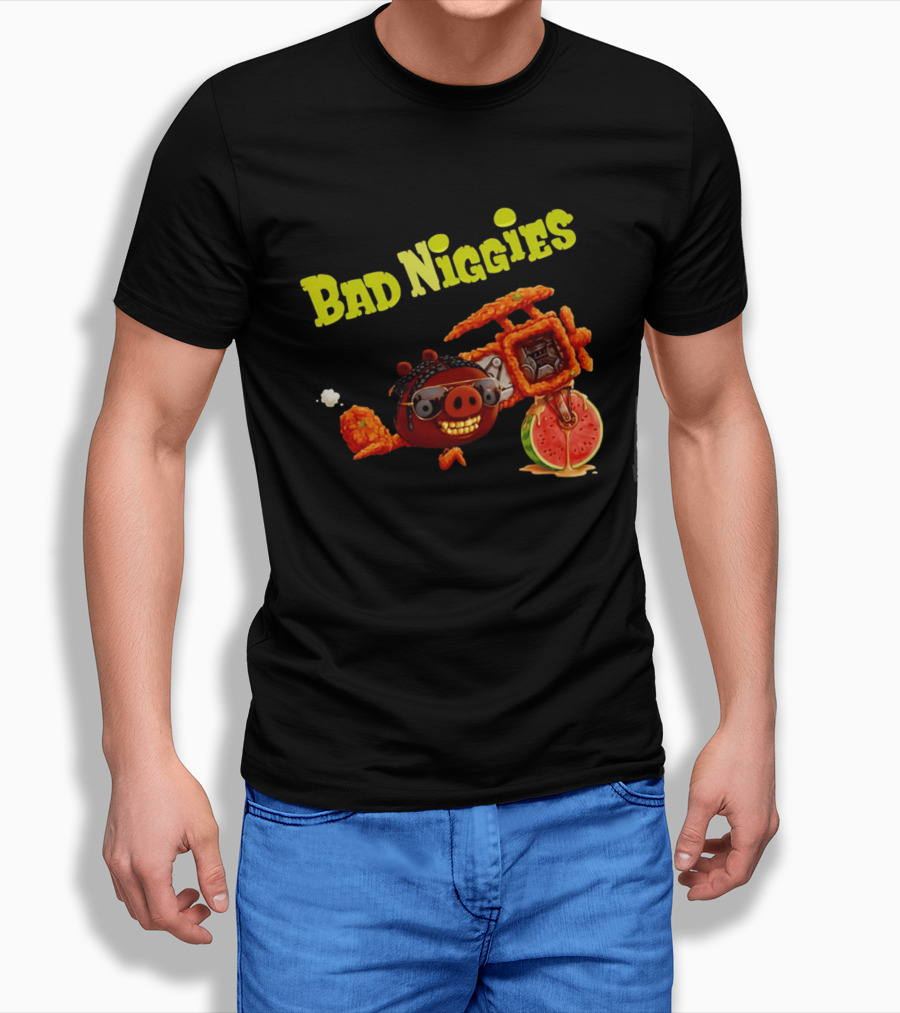 Bad Niggies Angry Birds T-Shirt