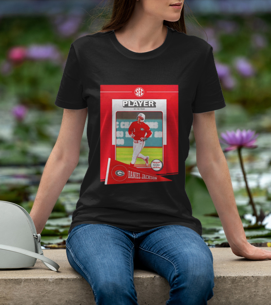 SEC Player Of The Year Daniel Jackson Catcher Georgia 2026 T-Shirt