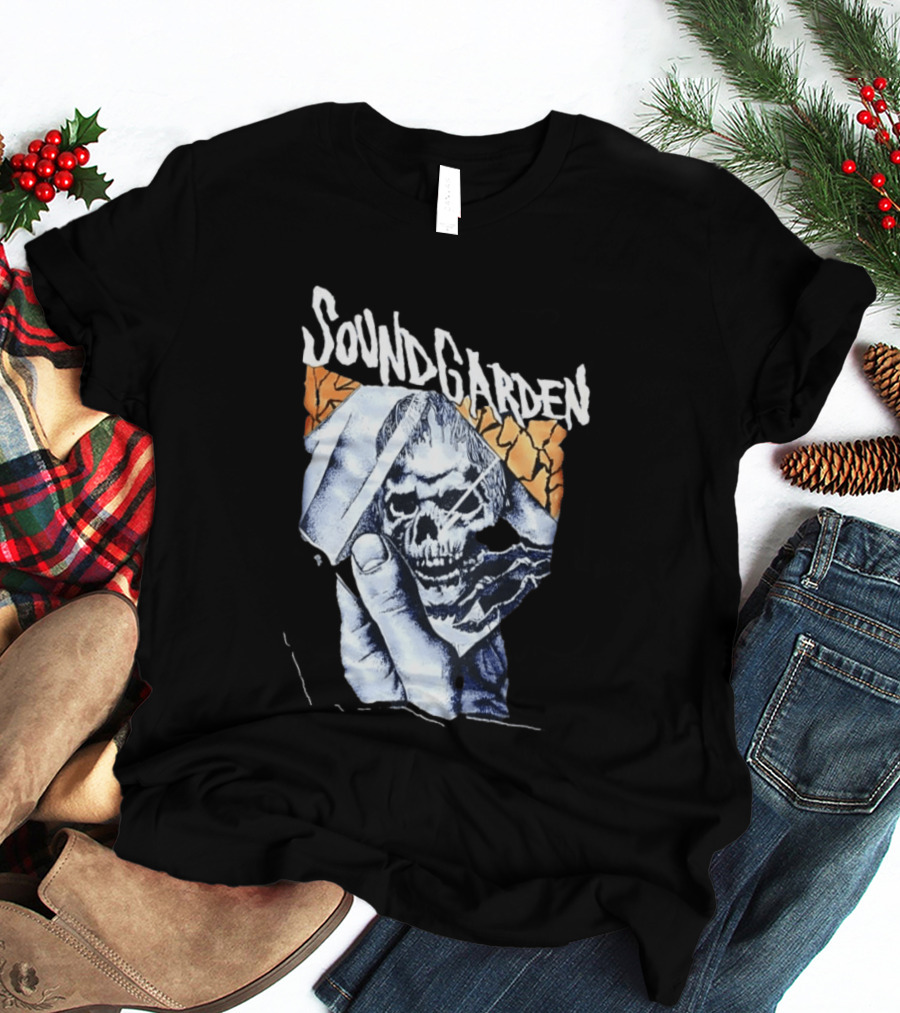 Soundgarden Skull Hand Broken Glass T-Shirt