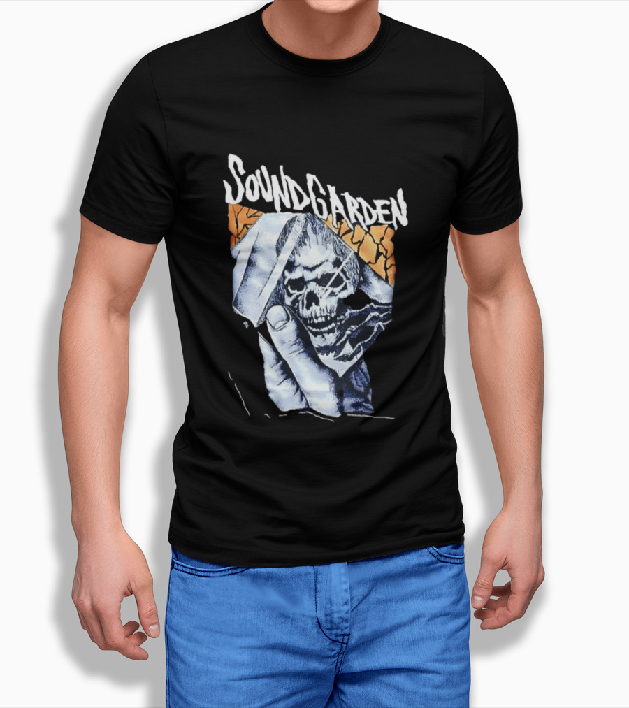 Soundgarden Skull Hand Broken Glass T-Shirt