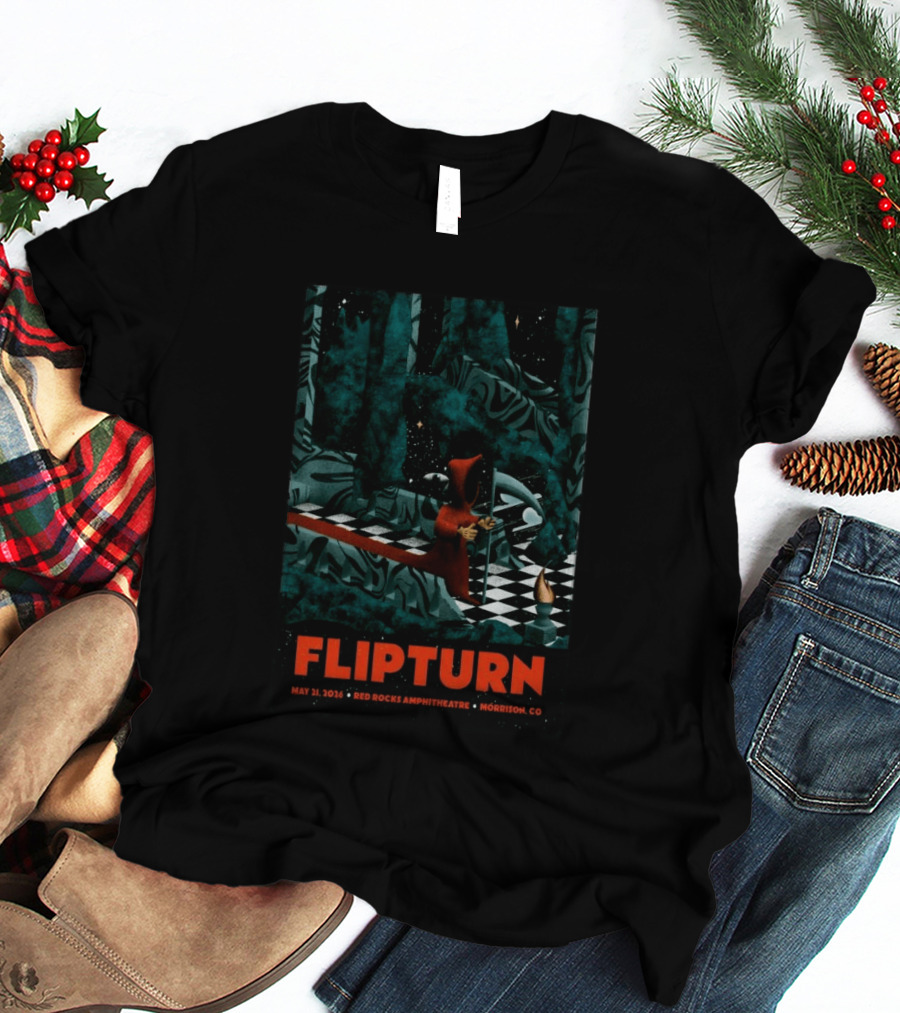 FlipTurn May 21 2026 Red Rocks Amphitheatre Morrison CO T-Shirt