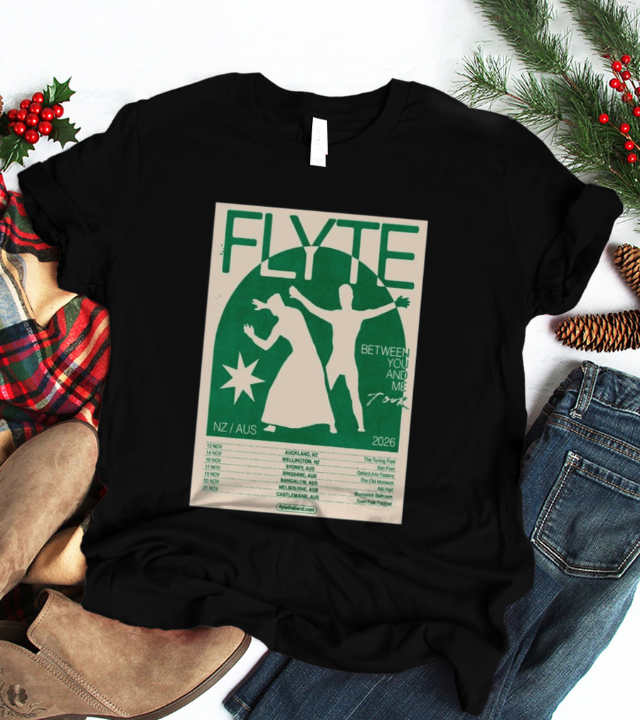 Flyte Between You And Me Tour NZ AUS 2026 T-Shirt
