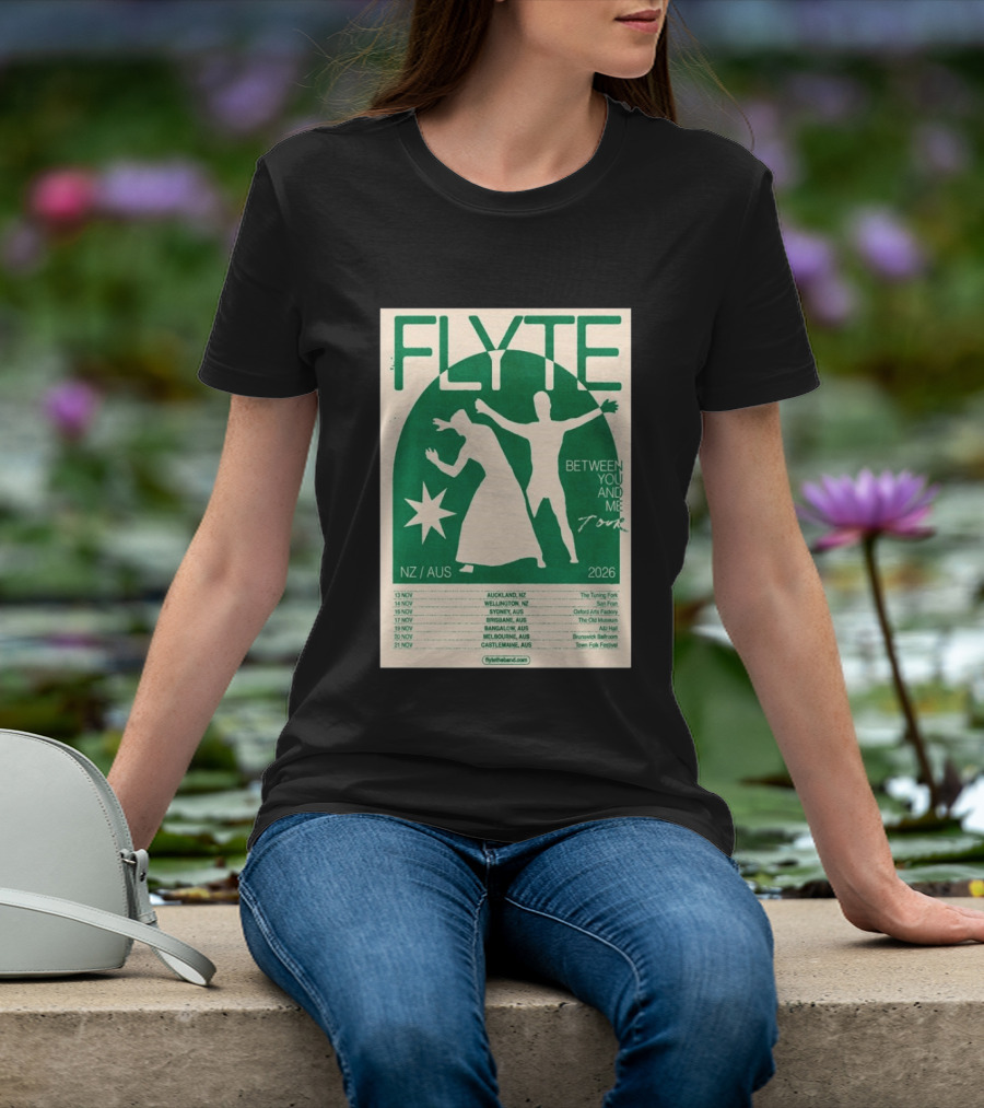 Flyte Between You And Me Tour NZ AUS 2026 T-Shirt