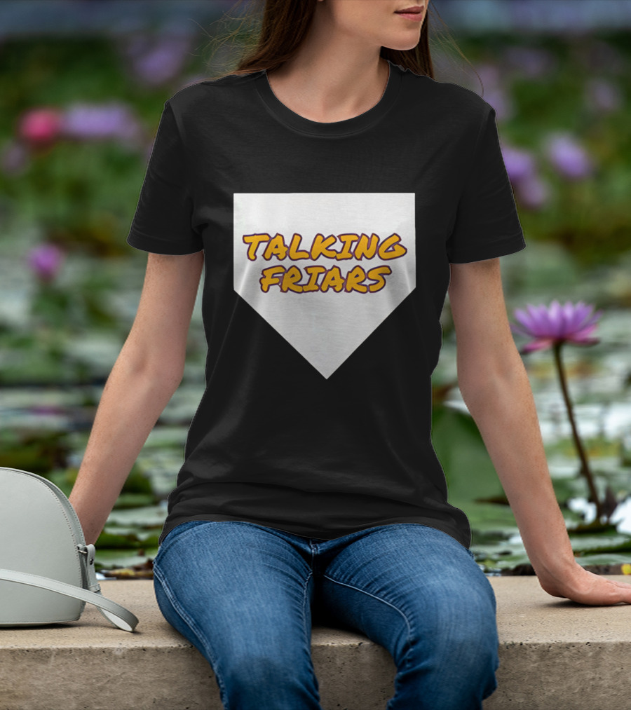Talking Friars 2026 Baseball Home Plate Marker T-Shirt