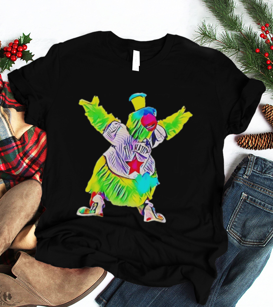 Philly Phillie Phanatic Baseball Mascot Celebration T-Shirt