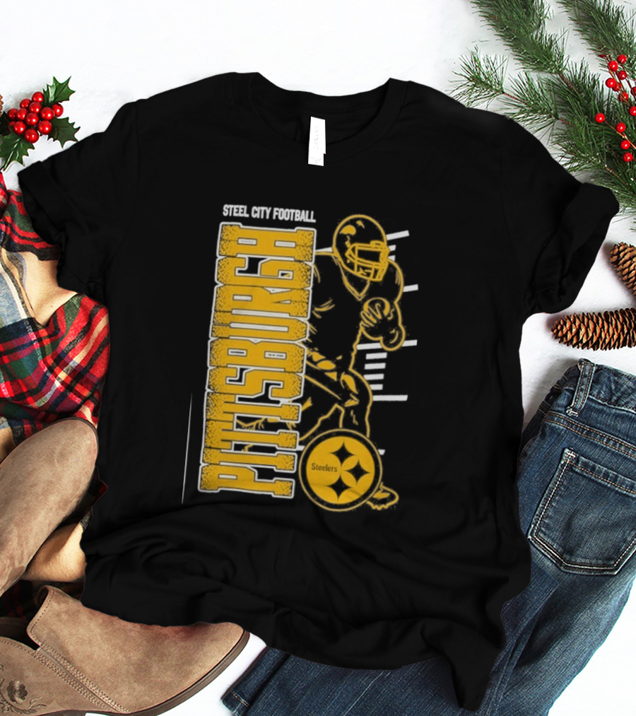 Steel City Football Pittsburgh Steelers Train T-Shirt