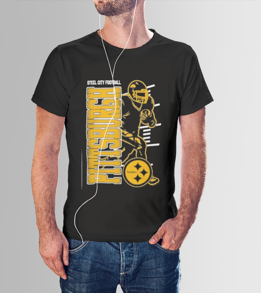 Steel City Football Pittsburgh Steelers Train T-Shirt