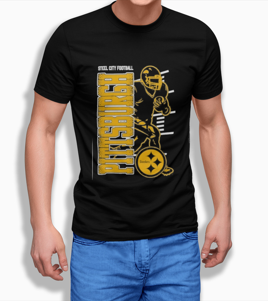 Steel City Football Pittsburgh Steelers Train T-Shirt