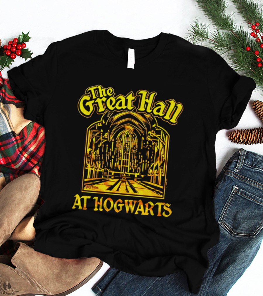 The Great Hall At Hogwarts Wizarding School T-Shirt